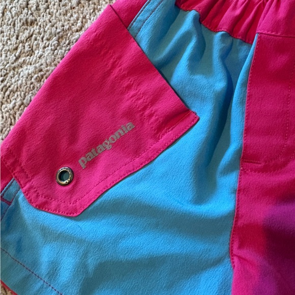 Patagonia Pink and Blue Board Shorts size 12-18 months - Picture 4 of 4